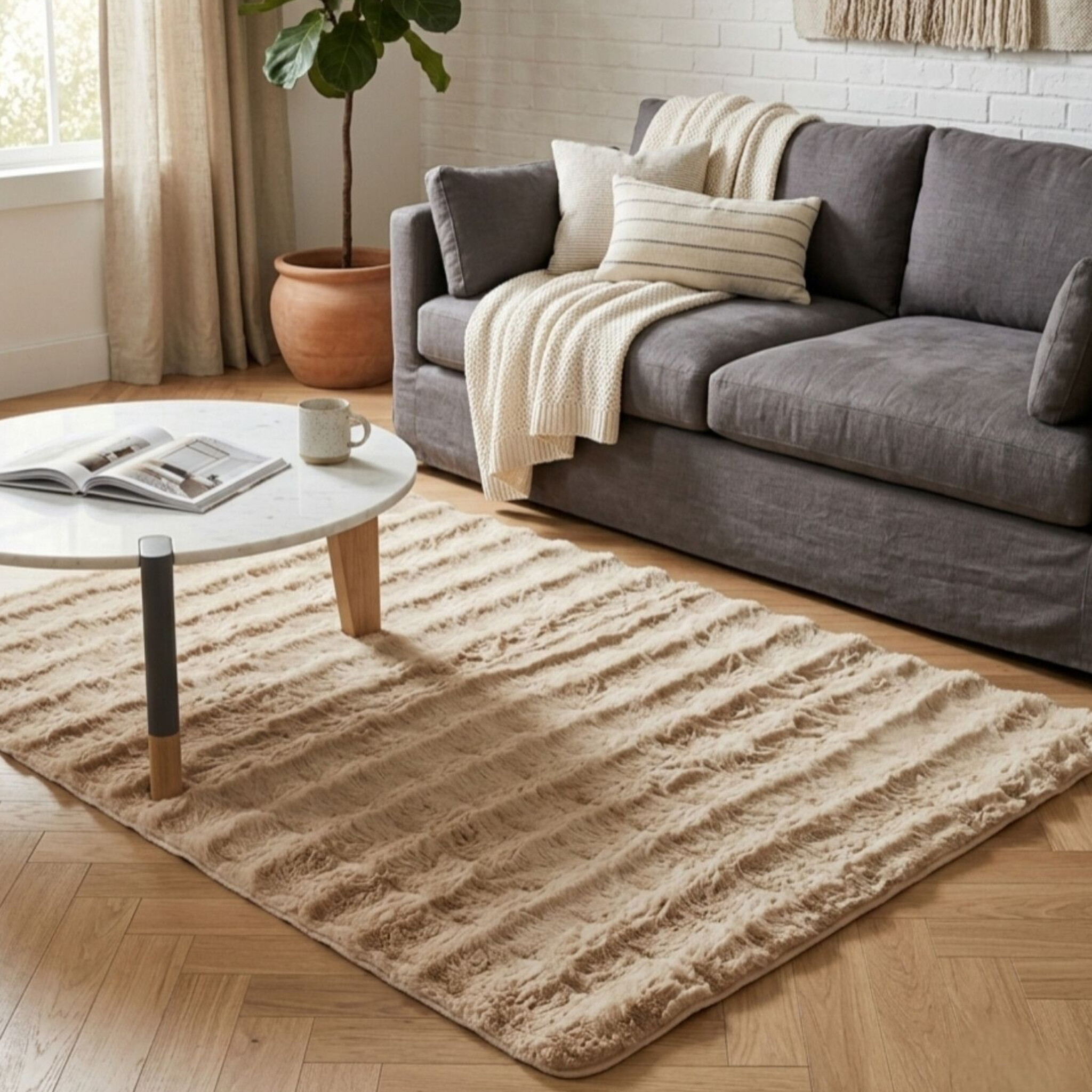 قالیچه خز پفکی150×90