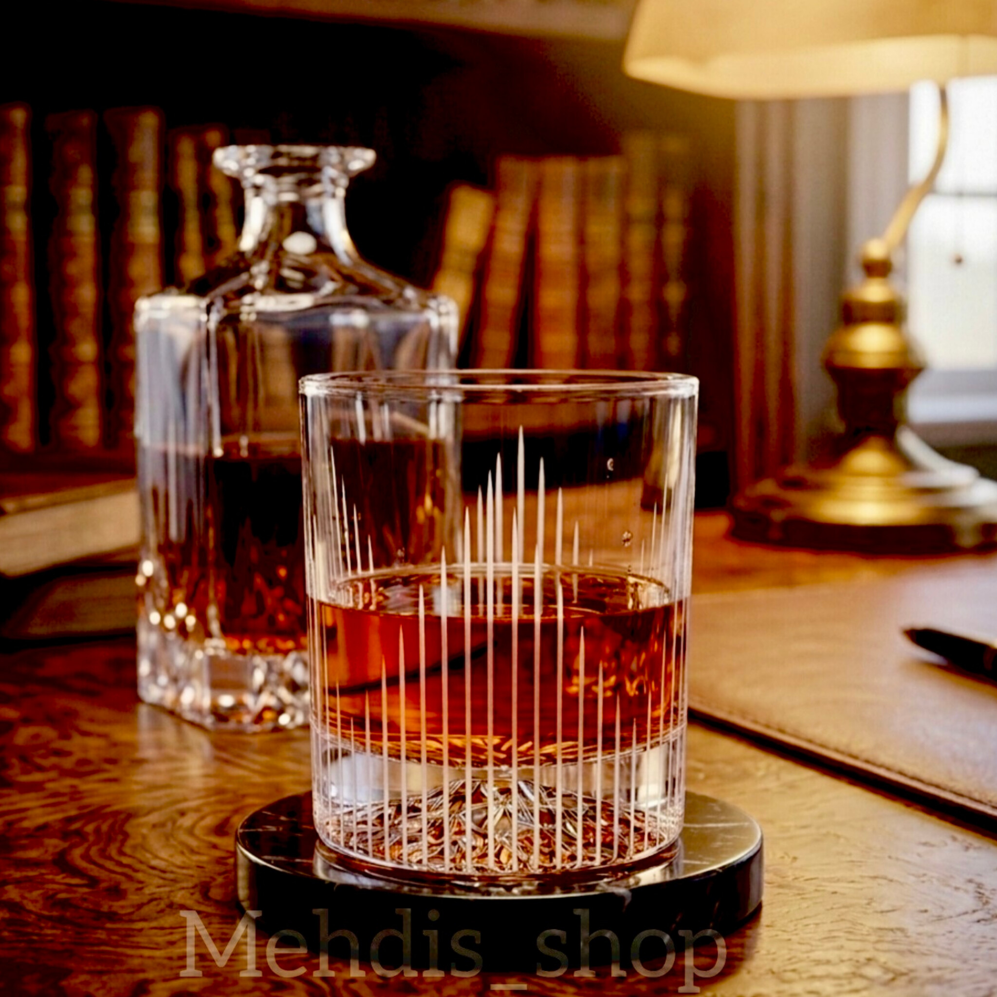 لیوان بلور تراش حجم ۲۹۰ میلی لیتر بسته ۶عددی کد۹۰۰۱.۳