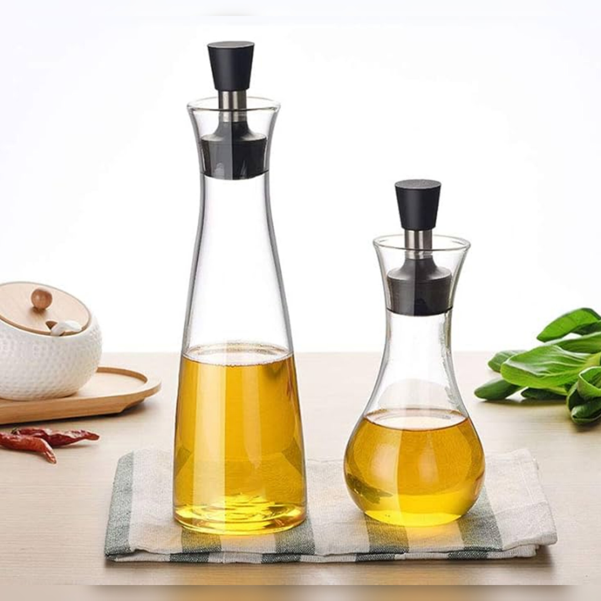 ظرف روغن پیروکس با درب سیلیکونی